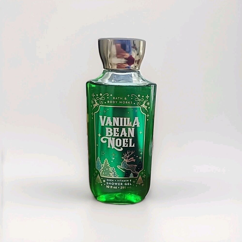 Bath and Body Works Vanilla Bean Noel Shower Gel 10 Fl oz 295 mL Discontinued